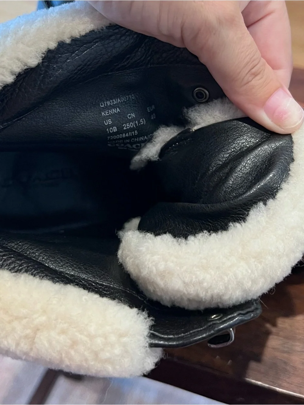 Coach wedge ankle
